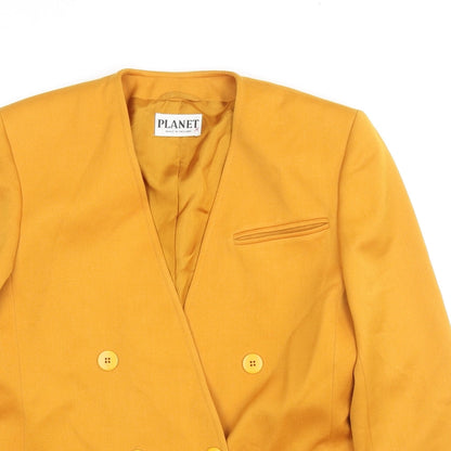 Womens UK Size 8 Planet Yellow Jacket
