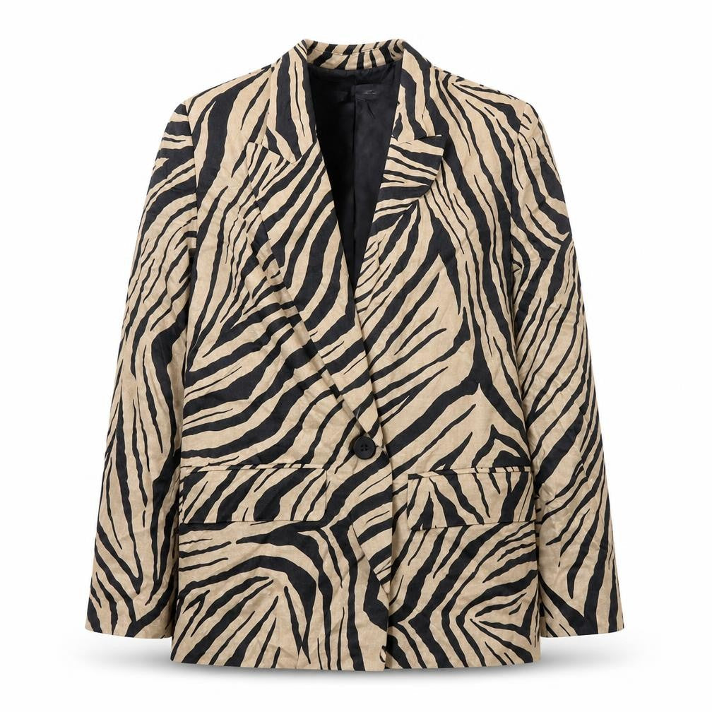 Womens UK Size XS Zara Beige Jacket
