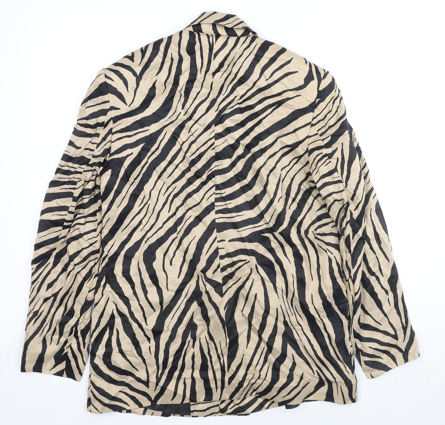 Womens UK Size XS Zara Beige Jacket