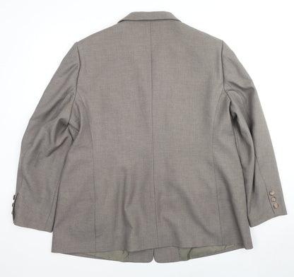 Debenhams Womens Brown Polyester Jacket Blazer Size 20