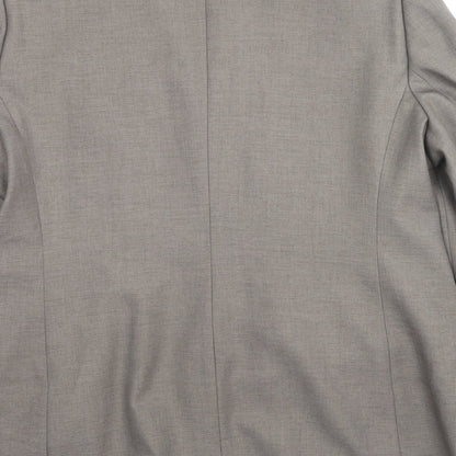 Debenhams Womens Brown Polyester Jacket Blazer Size 20