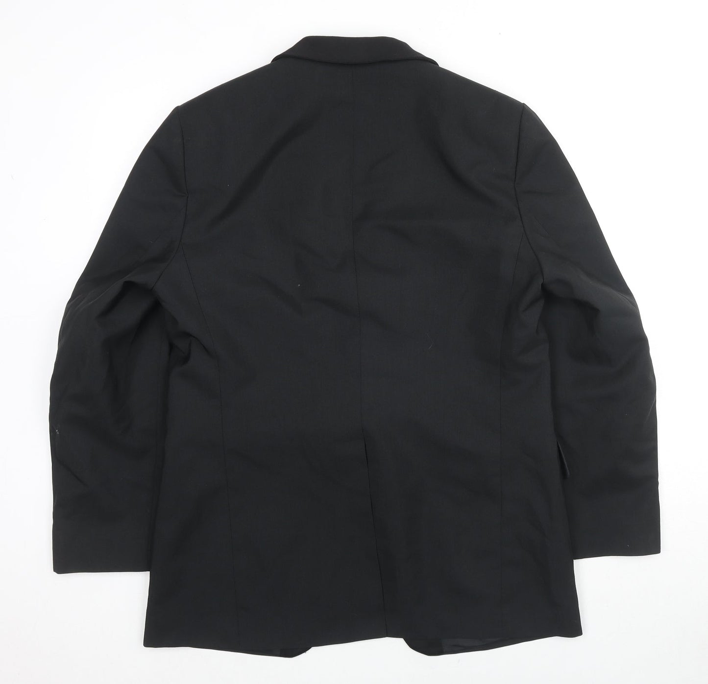 Mens UK Size 42 Burton Regular Black Suit Tuxedo