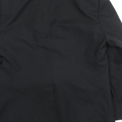 Mens UK Size 42 Burton Regular Black Suit Tuxedo