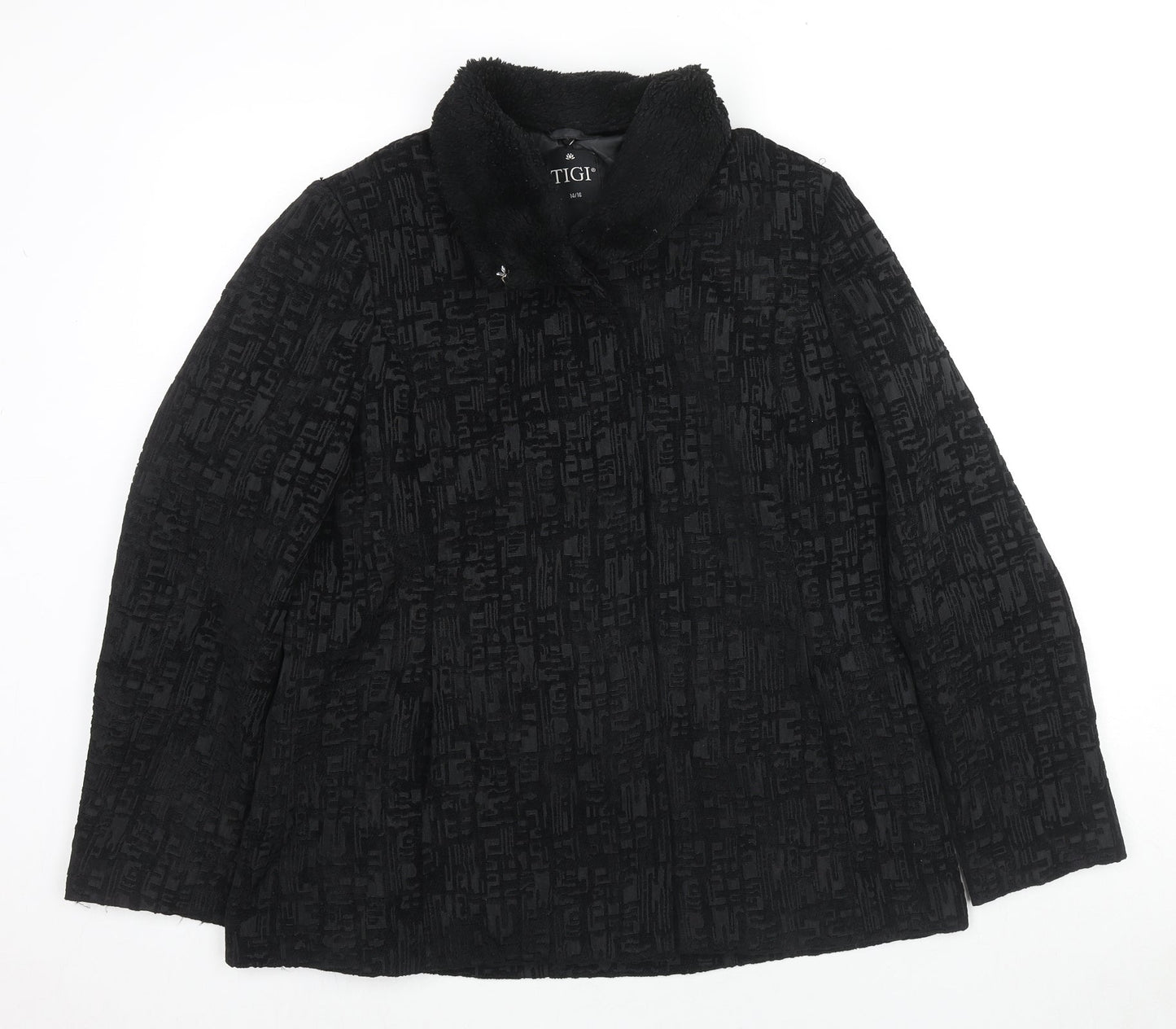 Womens UK Size 14 TIGI Black Jacket