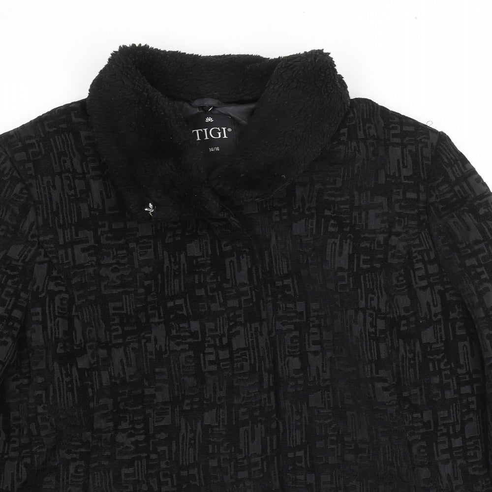 Womens UK Size 14 TIGI Black Jacket