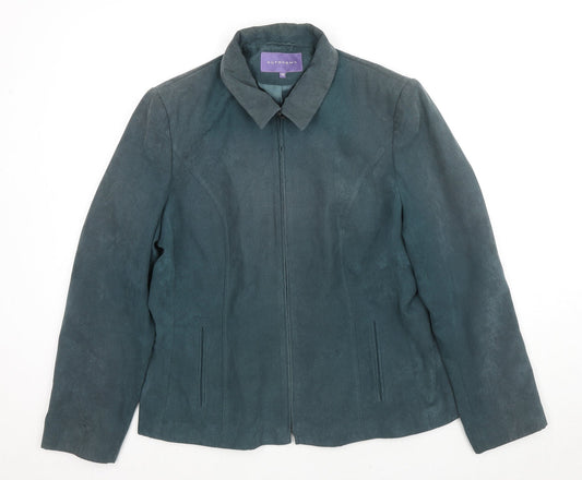 Autonomy Womens Green Jacket Size 16 Zip