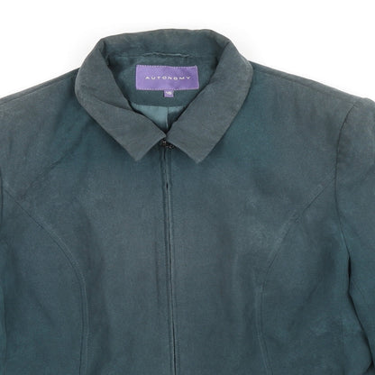 Autonomy Womens Green Jacket Size 16 Zip
