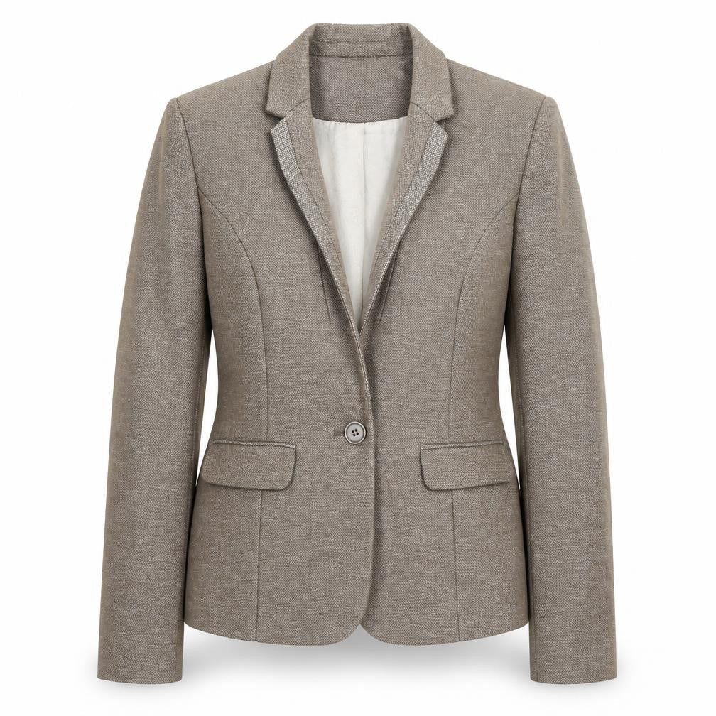 Womens UK Size 10 NEXT Regular Brown Blazer