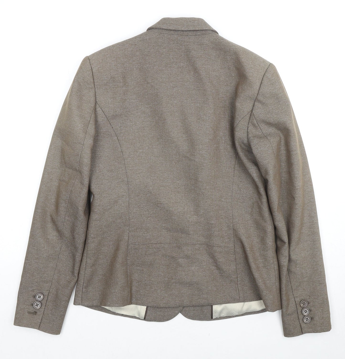 Womens UK Size 10 NEXT Regular Brown Blazer