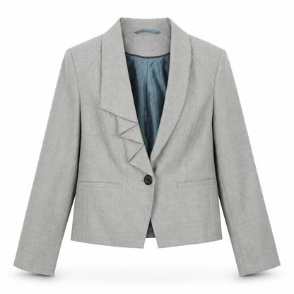 Womens UK Size 12 Marks and Spencer Regular Grey Blazer