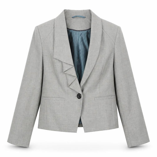 Womens UK Size 12 Marks and Spencer Regular Grey Blazer