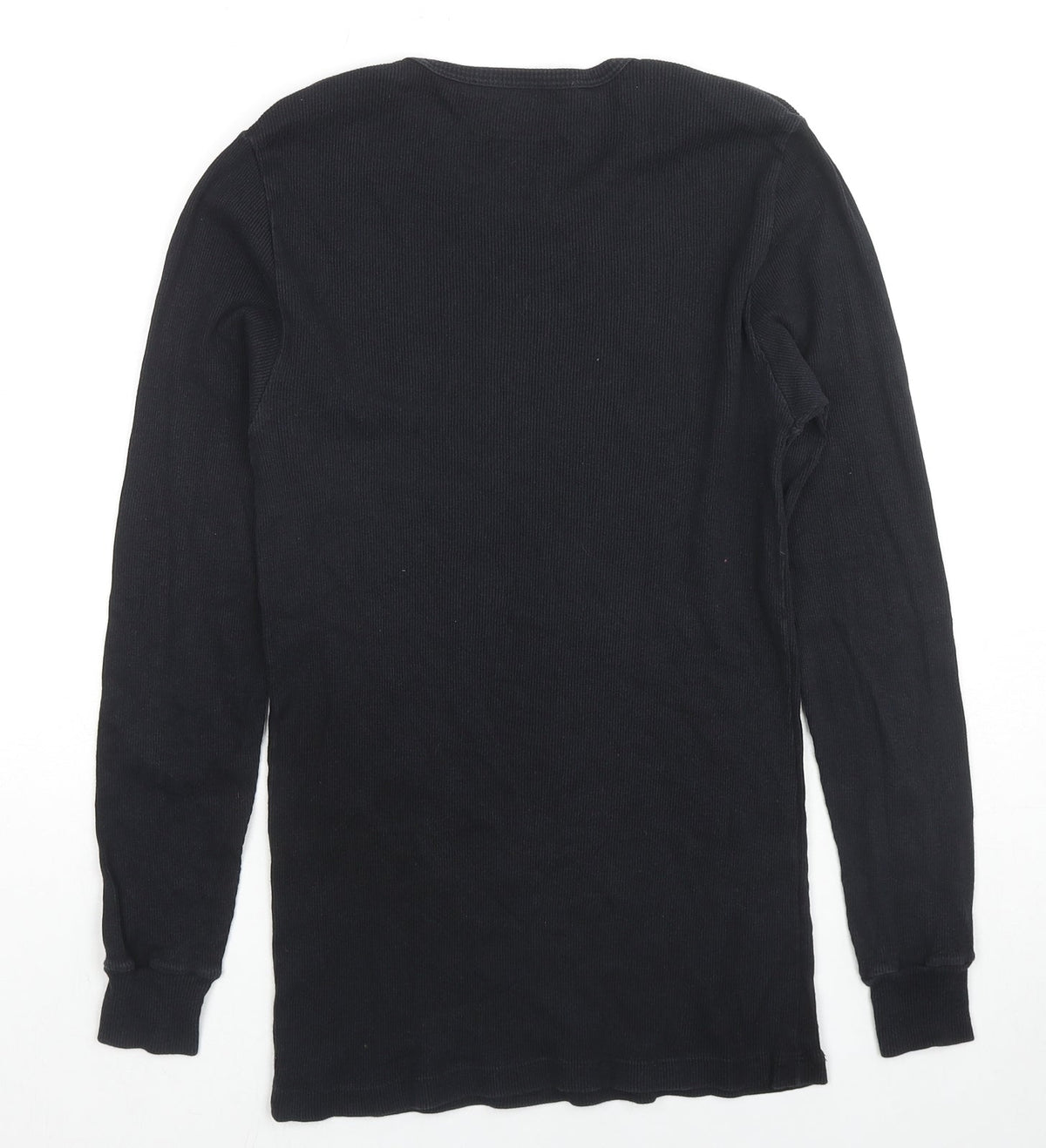 UW Mens Black Cotton Pullover Sweatshirt Size M Pullover
