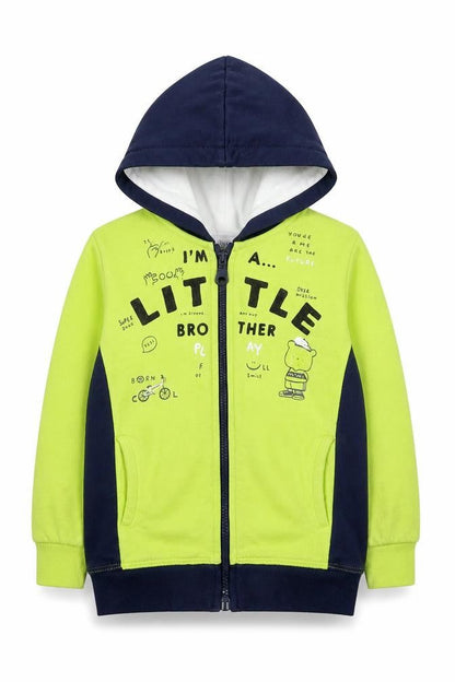 Mini Rap Boys Multicoloured Cotton Full Zip Hoodie Size 2-3 Years Zip