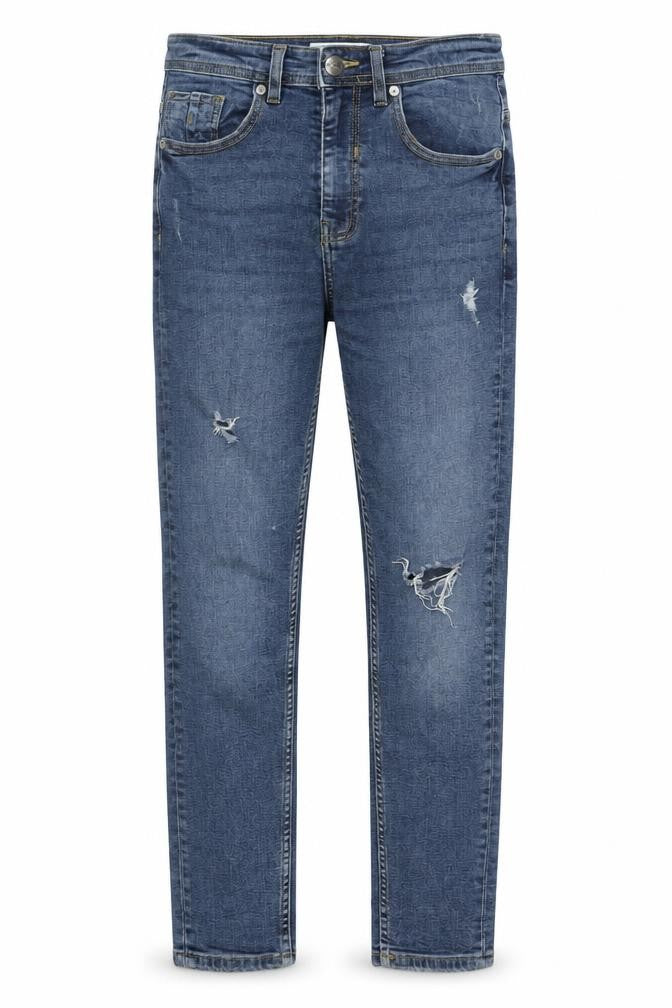 Mens UK Size 28 in Zara Regular Fit Straight Blue Jeans