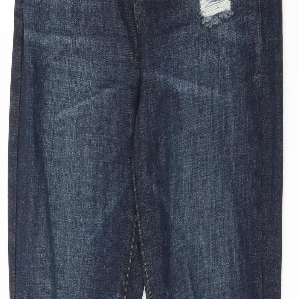 Womens UK Size 26 in J Brand Regular Fit Skinny Blue Jeans