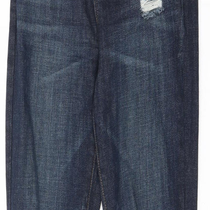 Womens UK Size 26 in J Brand Regular Fit Skinny Blue Jeans