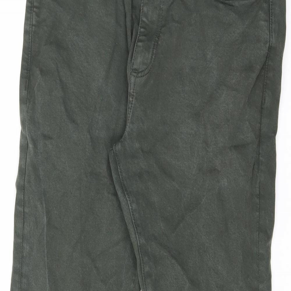 Marks and Spencer Mens Black Cotton Skinny Jeans Size 34 in L33 in Slim Zip