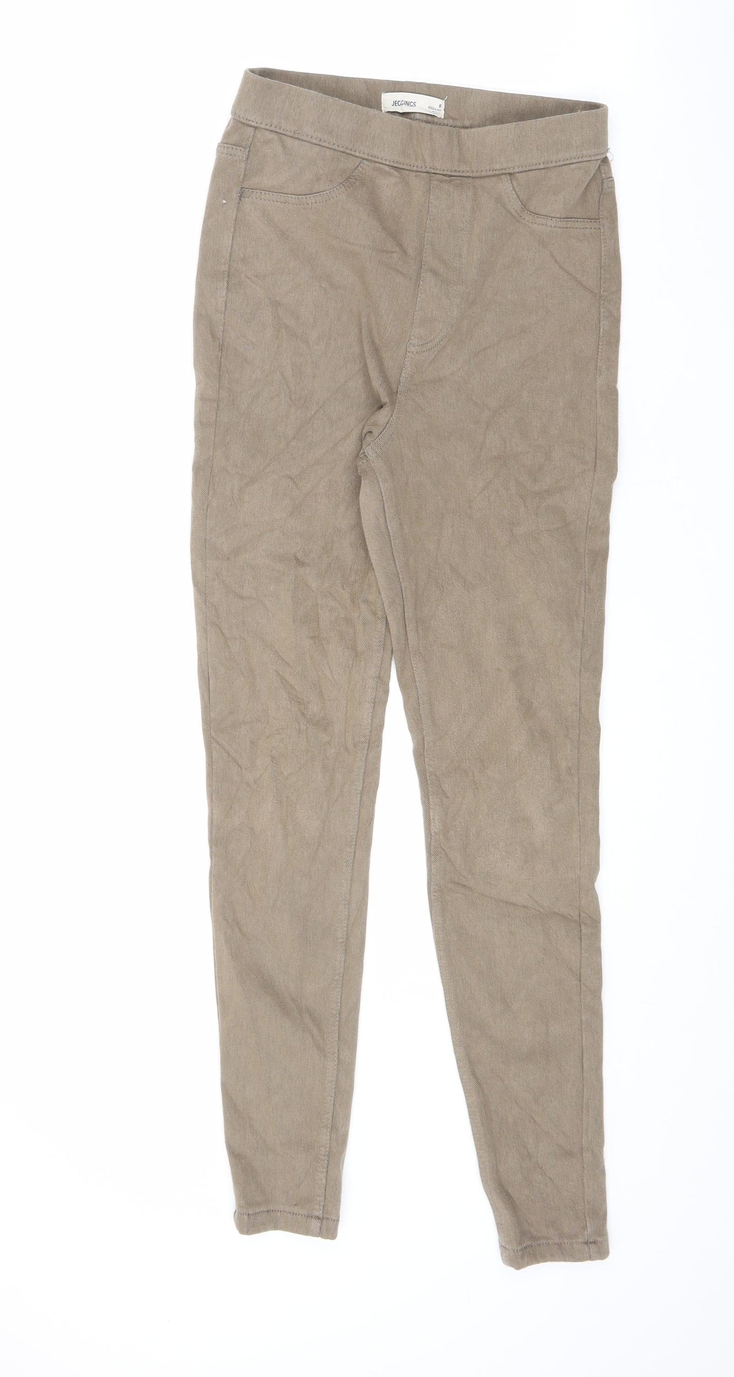 Womens UK Size 6 Marks and Spencer Regular Fit Jegging Brown Jeans