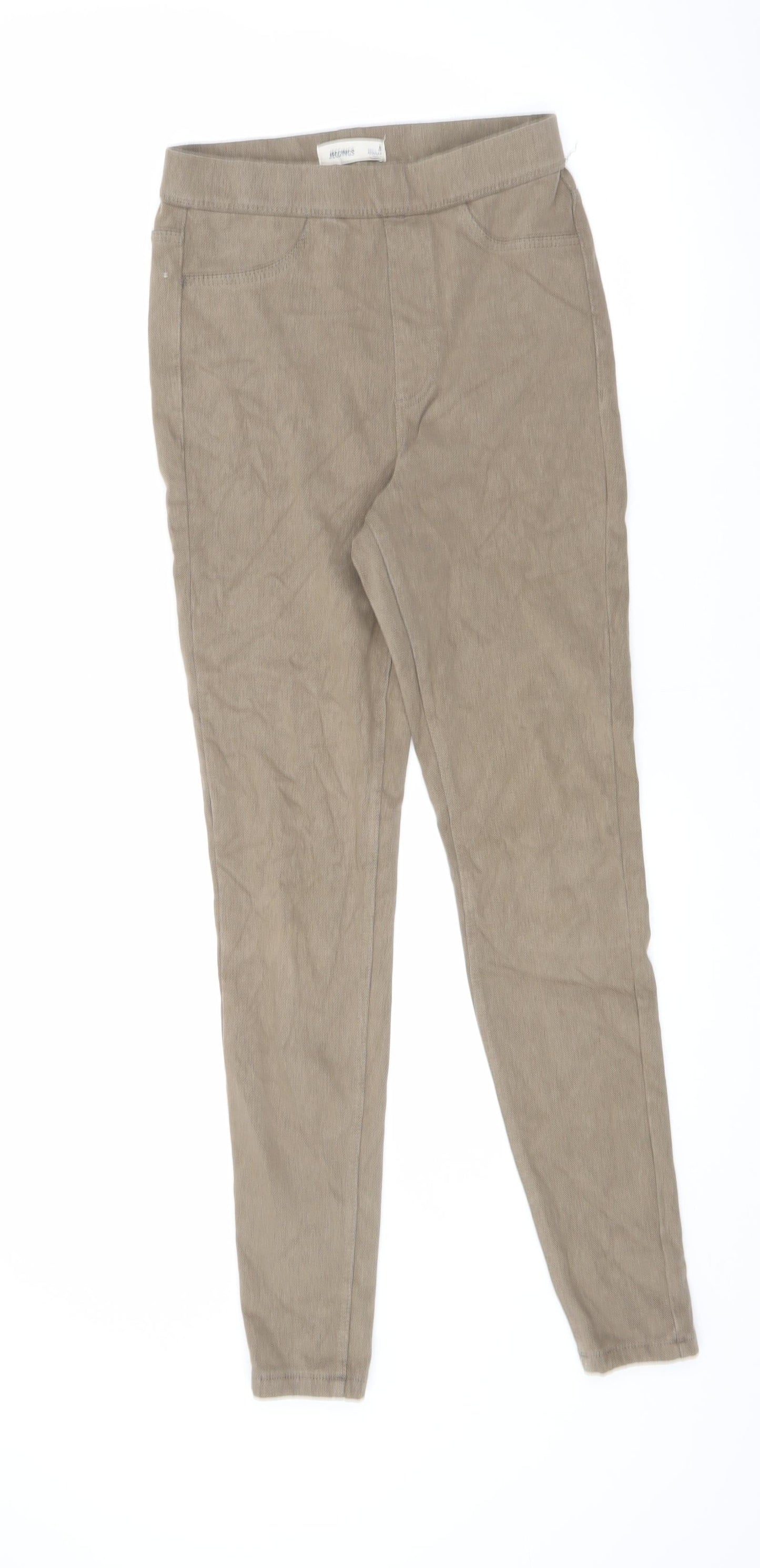 Womens UK Size 6 Marks and Spencer Regular Fit Jegging Brown Jeans