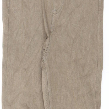 Womens UK Size 6 Marks and Spencer Regular Fit Jegging Brown Jeans