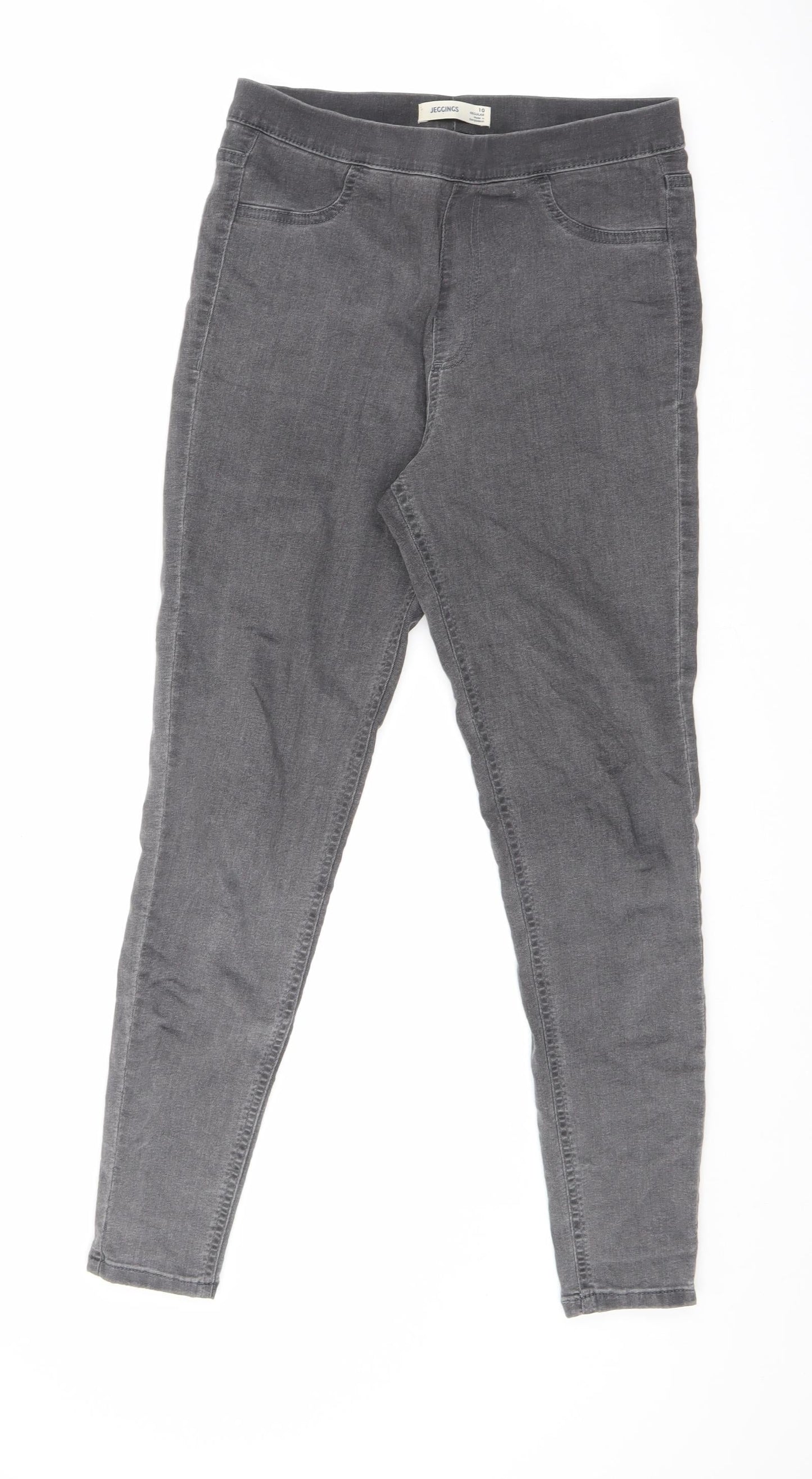 Womens UK Size 10 Marks and Spencer Regular Fit Jegging Grey Jeans