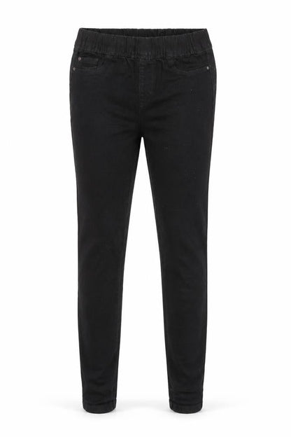 Denim & Co. Womens Black Cotton Jegging Jeans Size 8 L29 in Regular