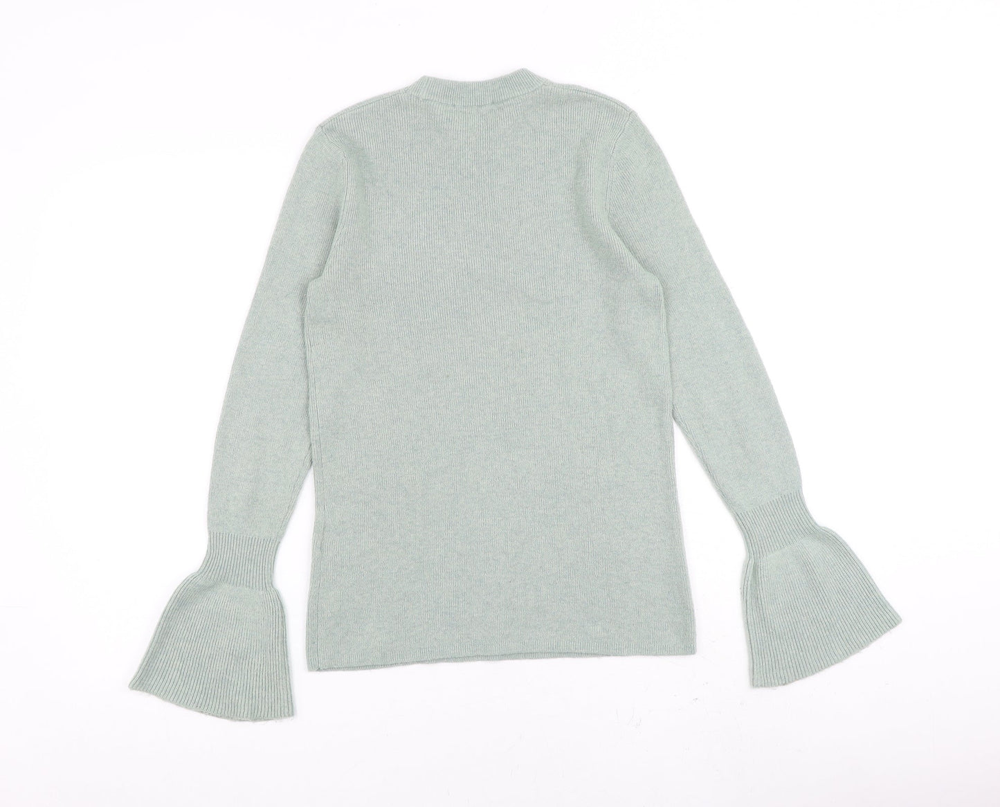 Womens UK Size 8 Warehouse Green Pullover Jumper
