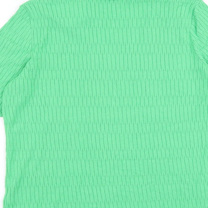 Womens UK Size M Marks and Spencer Green Pullover Jumper
