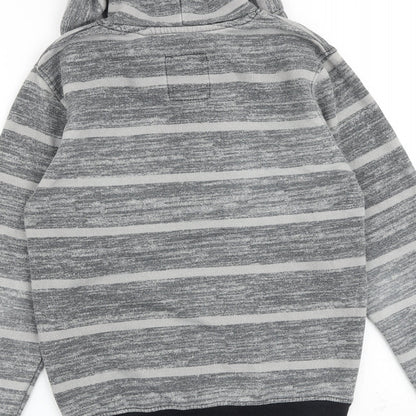 Mens UK Size XS Lee Cooper Grey Pullover Hoodie