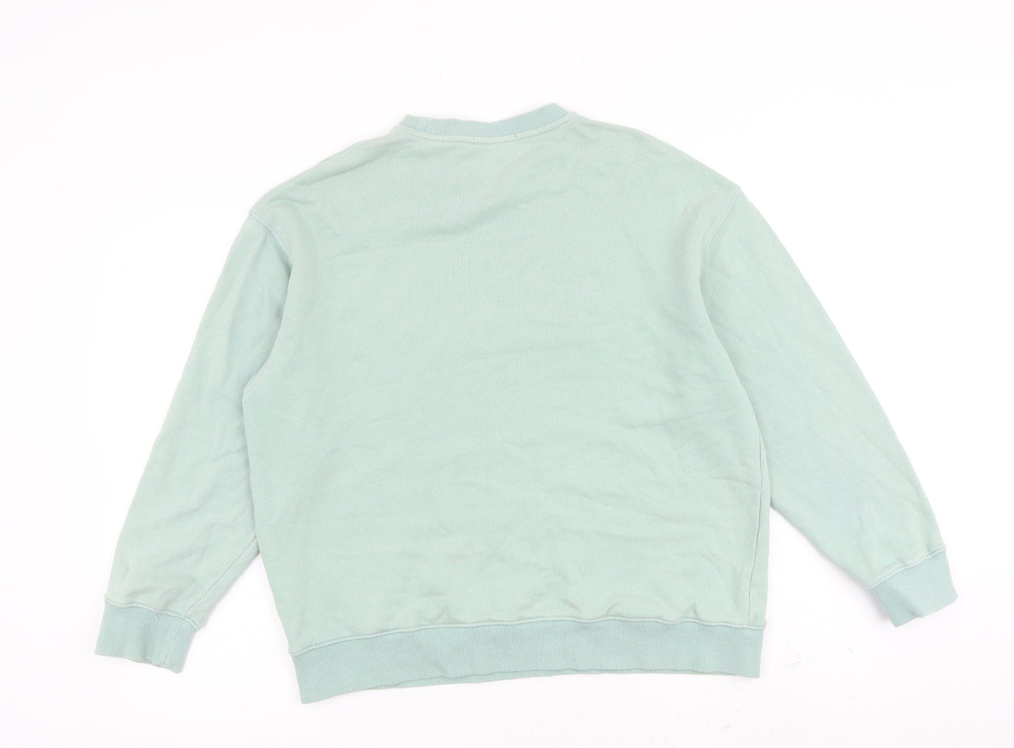 STYLE TANG Womens Green Polyester Pullover Sweatshirt Size M Pullover