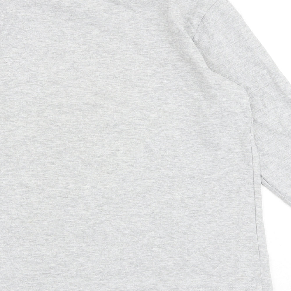 Next Boys Grey Cotton Pullover Sweatshirt Size 11 Years Pullover