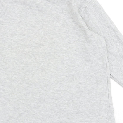 Next Boys Grey Cotton Pullover Sweatshirt Size 11 Years Pullover