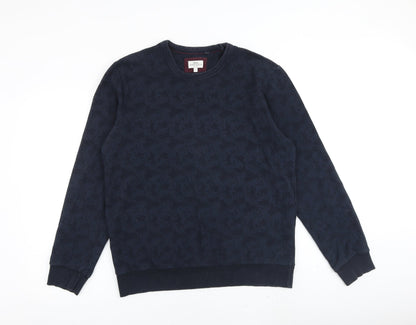 Mens UK Size L NEXT Blue Pullover Sweatshirt