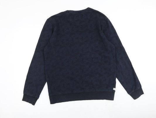 Mens UK Size L NEXT Blue Pullover Sweatshirt