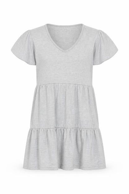 Missguided Womens Grey Polyester Shift Size 12 V-Neck Pullover