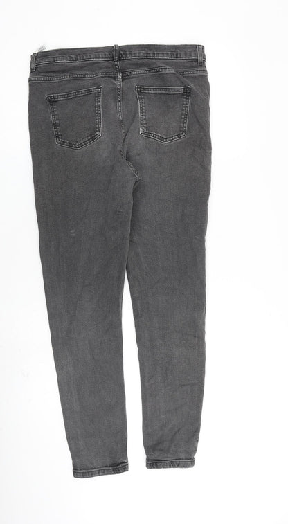 Womens UK Size 14 Marks and Spencer Regular Fit Skinny Grey Jeans