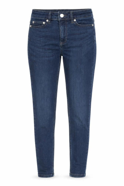 F&F Womens Blue Cotton Skinny Jeans Size 6 L24 in Slim Zip