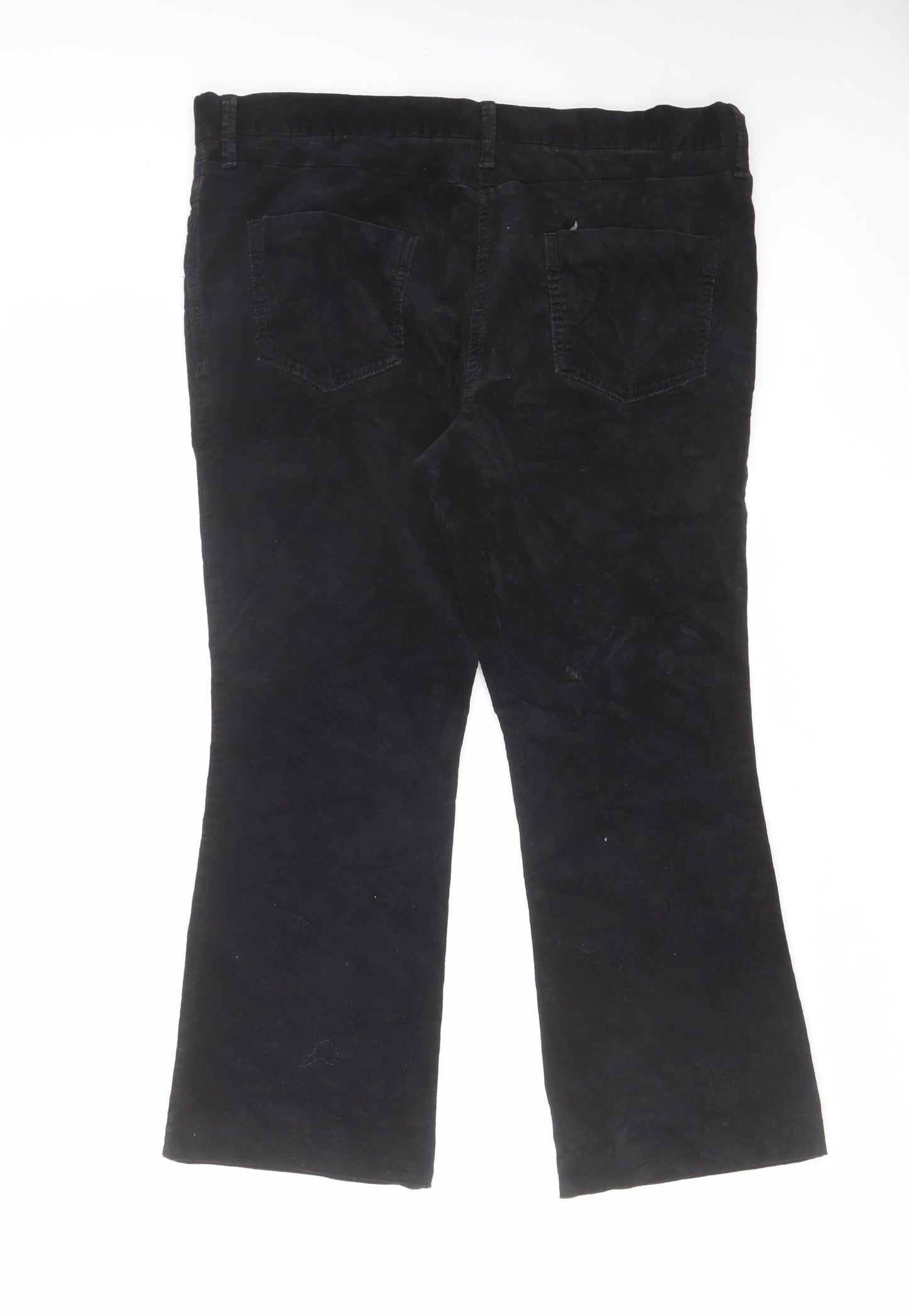 Womens UK Size 34 in Marks and Spencer Regular Fit  Black Trousers
