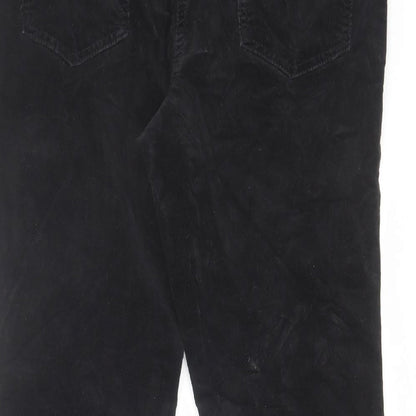 Womens UK Size 34 in Marks and Spencer Regular Fit  Black Trousers