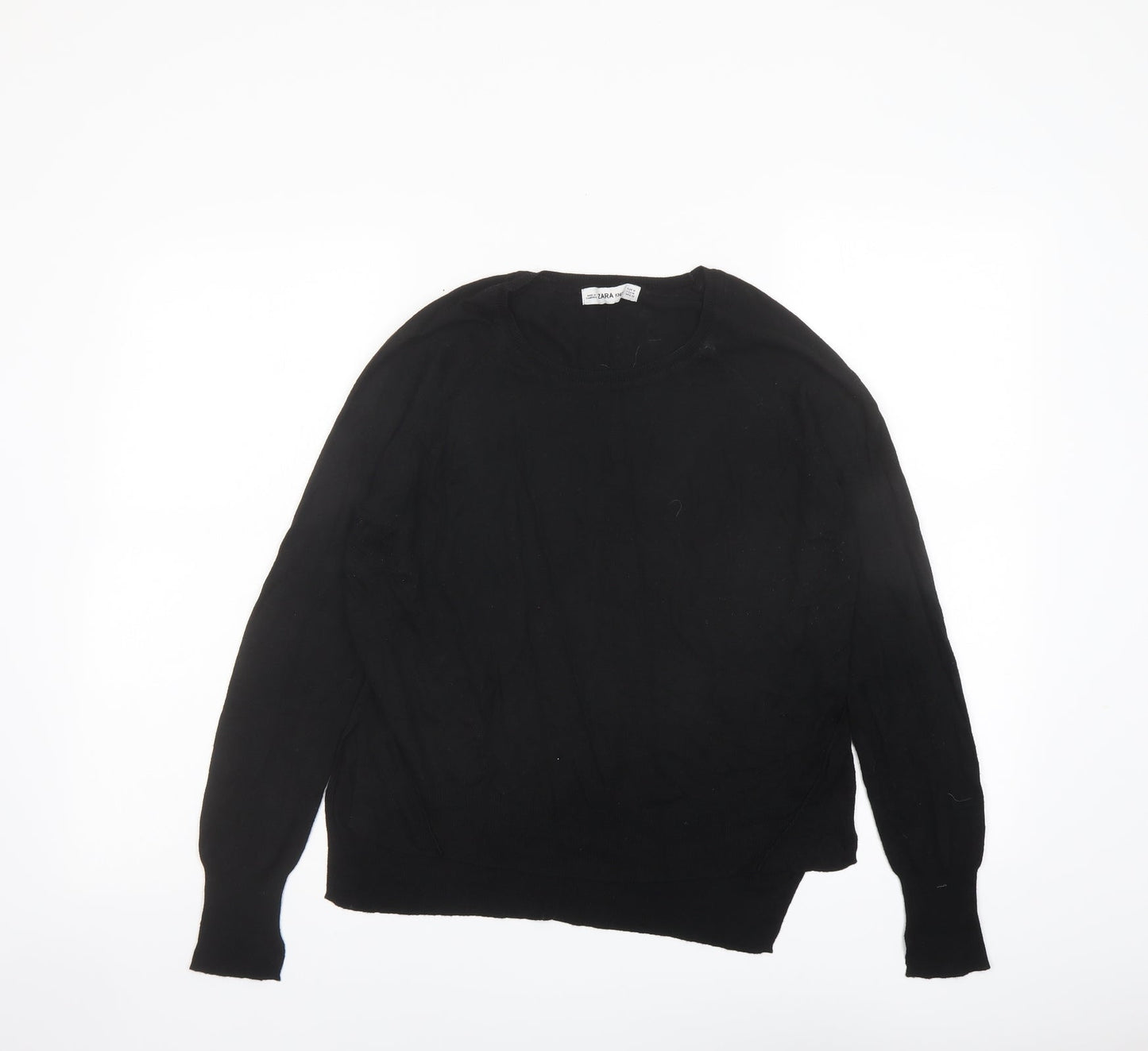 Womens UK Size M Zara Black Pullover Jumper