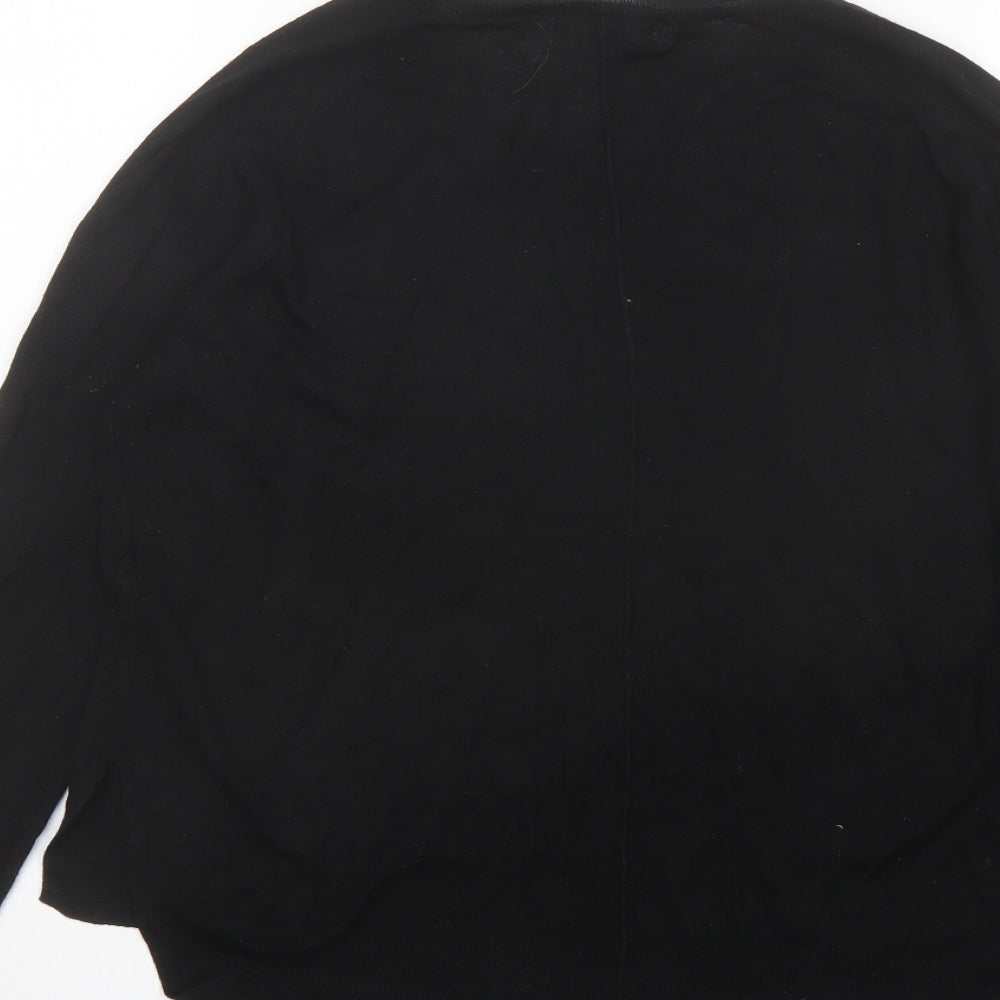 Womens UK Size M Zara Black Pullover Jumper