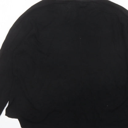Womens UK Size M Zara Black Pullover Jumper