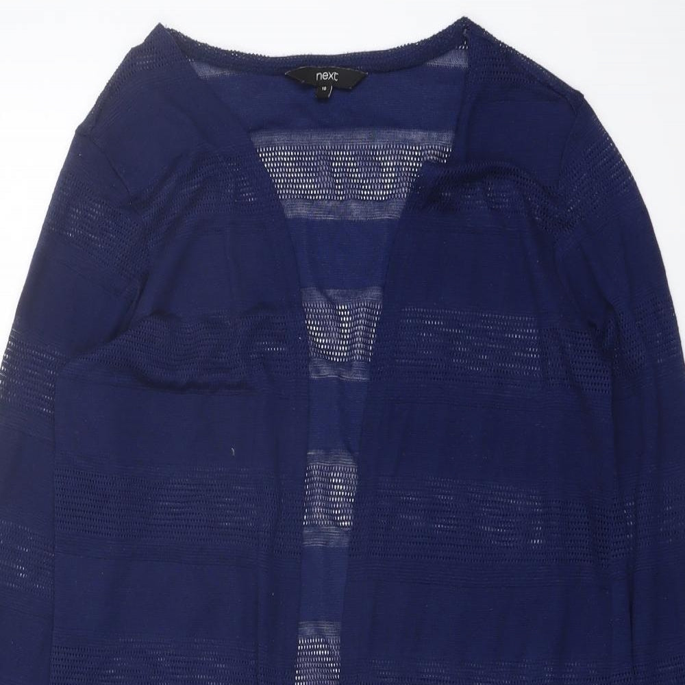 Womens UK Size 10 NEXT Blue Cardigan Jumper