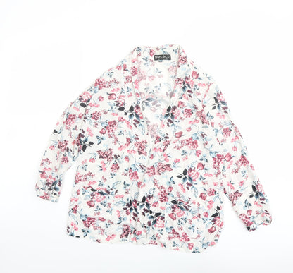Womens UK Size 8 Select White Kimono Blouse