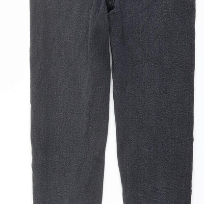Boohoo Womens Grey Cotton Skinny Jeans Size 8 L27 in Regular Button