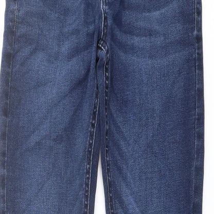 NEXT Mens Blue Cotton Skinny Jeans Size 27 in L33 in Regular Button