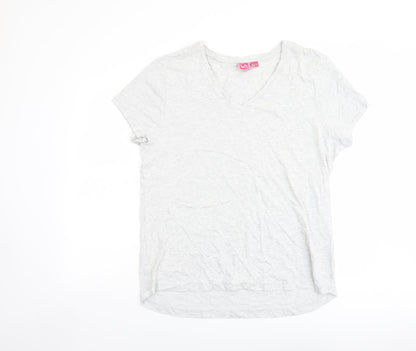 Womens UK Size 20 LA Gear Grey Basic T-Shirt