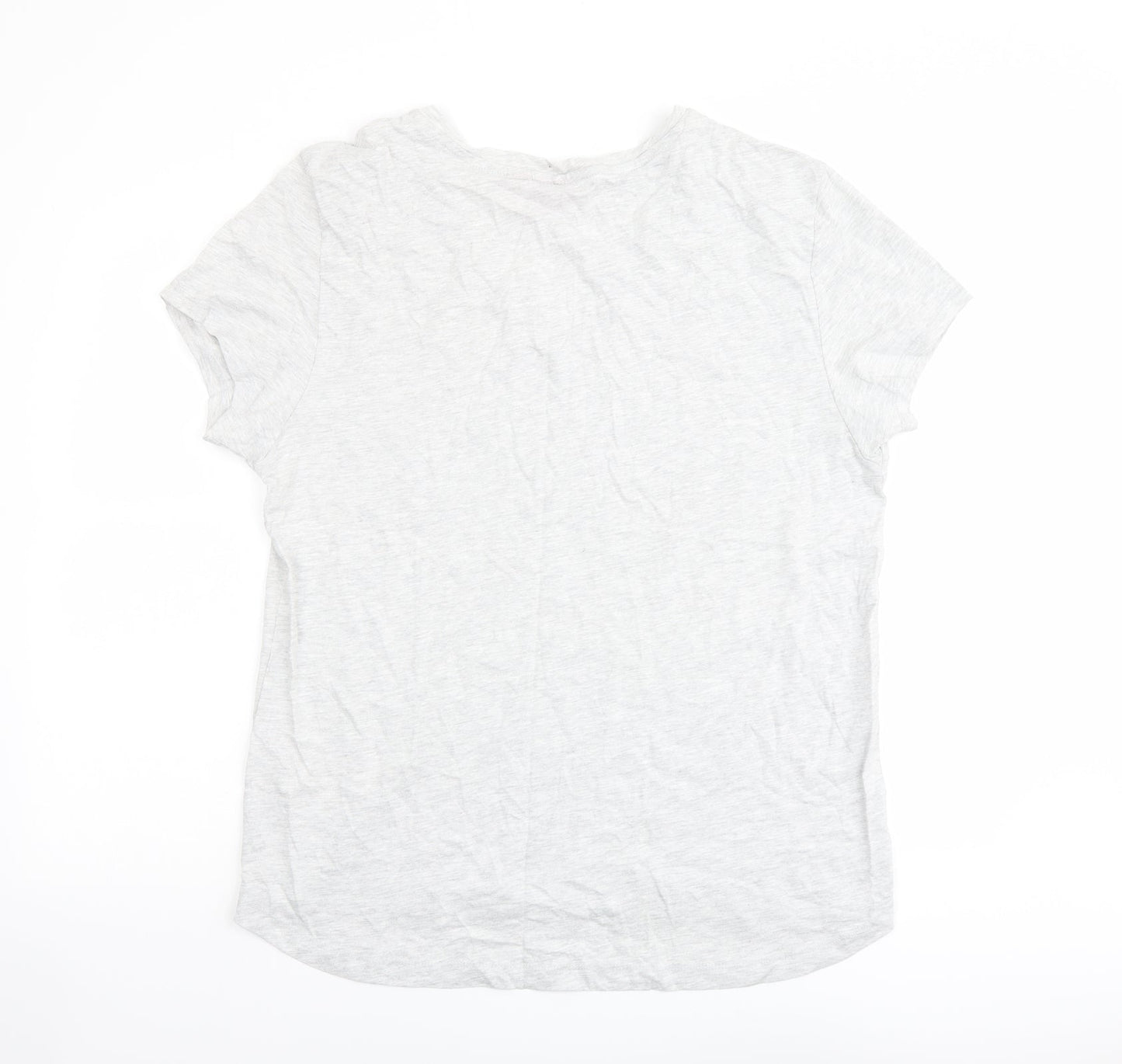 Womens UK Size 20 LA Gear Grey Basic T-Shirt
