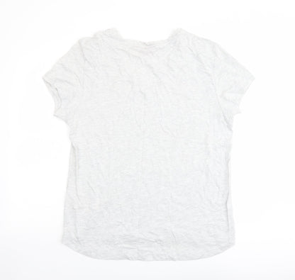 Womens UK Size 20 LA Gear Grey Basic T-Shirt