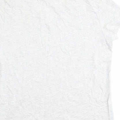 Womens UK Size 20 LA Gear Grey Basic T-Shirt